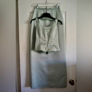 Custom Design Mint Ballgown